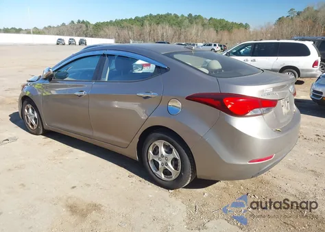 2016 Hyundai Elantra Se from USA, damaged, VIN 5NPDH4AE1GH700862